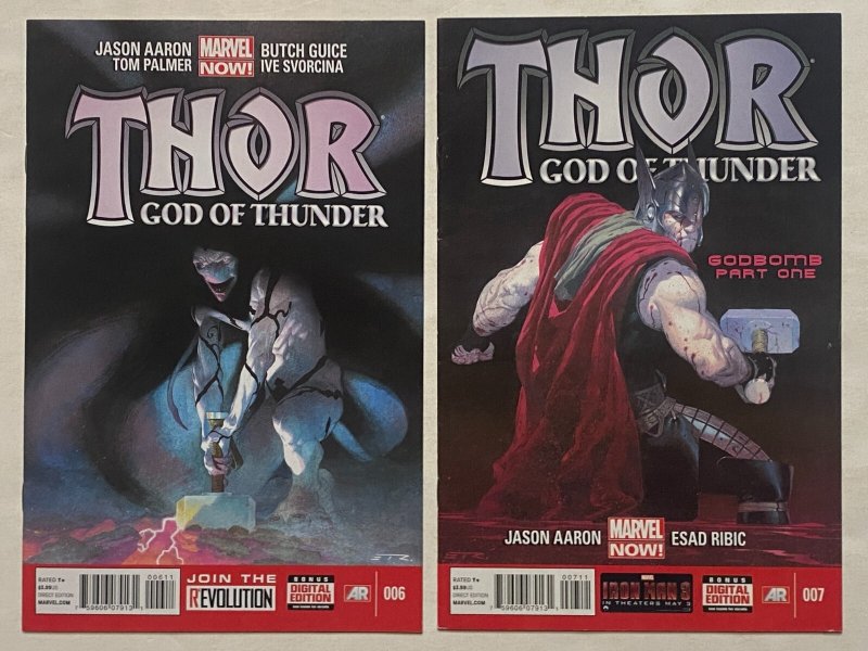 *Thor: God of Thunder (2012, Aaron) 3, 5-7 (1st Knull/Gorr!) 4 High Grade Books