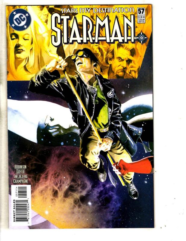 Lot Of 10 Starman DC Comic Books # 53 54 55 56 57 58 59 60 61 62 Robinson CR18