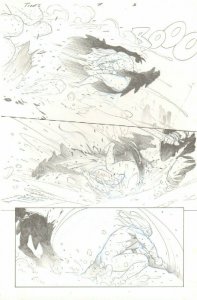 Thor: God of Thunder #7 p.8 - Thor 893 A.D. vs Black Berserker art by Esad Ribic