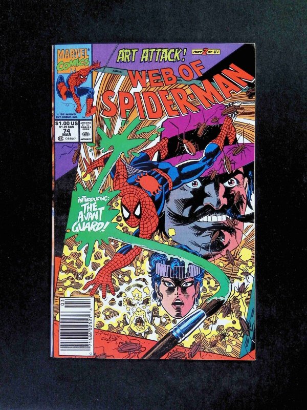 Web Of Spider-Man #74  Marvel Comics 1991 VF/NM Newsstand