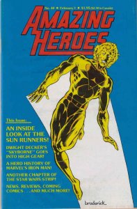 Amazing Heroes #40 VF; Fantagraphics | save on shipping - details inside