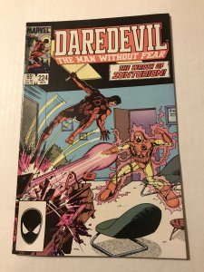 Daredevil #224 : Marvel 11/85 Fn/VF; Dan Jurgens story