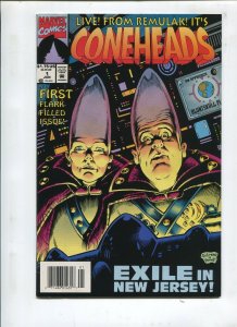 CONEHEADS #1 - EXILE IN NEW JERSEY! ART BY TOM RICHMOND! - (9.2) 