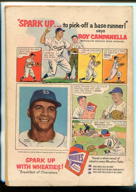 TARZAN #58-1954-DELL-BURROUGHS-JESSE MARSH-RUSS MANNING-vg