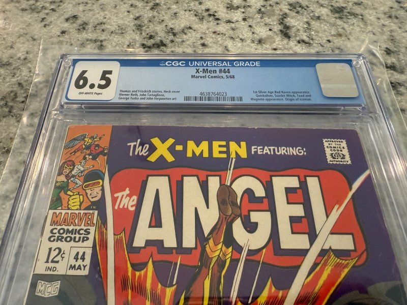 (Uncanny) X-Men # 44 CGC Graded 6.5 Marvel Comic Book Red Raven JH18