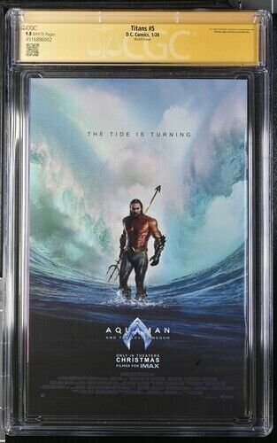 Titans  (2024) # 5 (CGC 9.8 SS) Signed & Sketch Nicola Scott * Census = 1 * DC