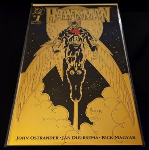 Hawkman #1 Gold Foil Cvr | Hawkwoman (DC, 1993) NM
