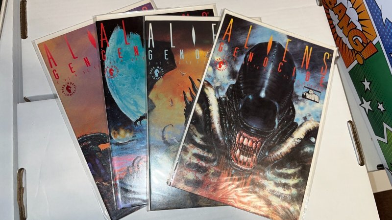 Aliens Genocide (Dark Horse 1991) Lot, Complete Series Set w/#s 1-4