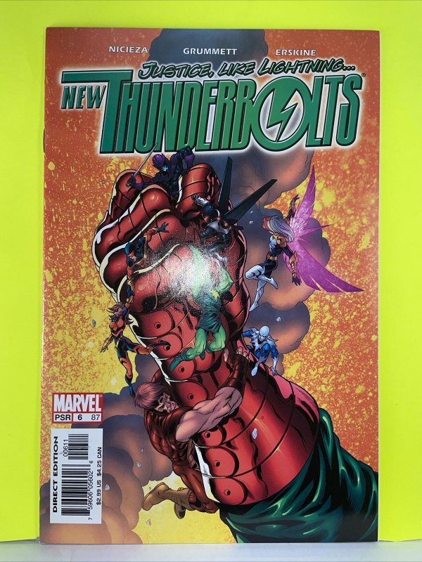 New Thunderbolts 6 Marvel Comics 2005 1st appearance Of Genis-Vell as Photon 