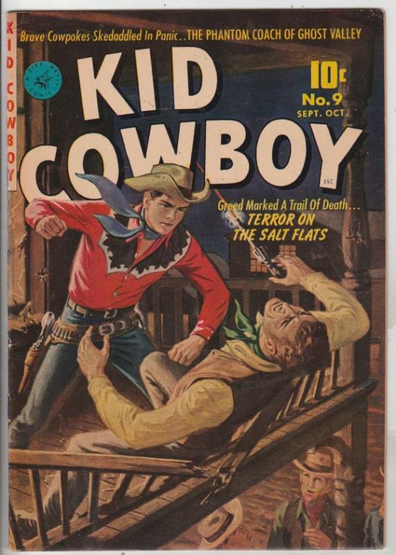 Kid Cowboy #9 (Sep-52) VF+ High-Grade Kid Cowboy