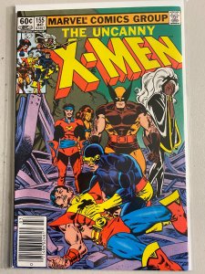 Uncanny X-Men #155 newsstand Corsair + Tigra 6.0 (1982)