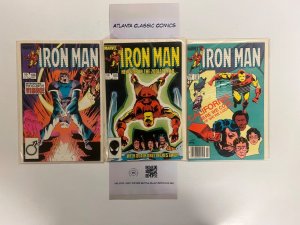 3 Iron Man Marvel Comic Books # 184 185 186 Thor Avengers Spiderman 73 SM5