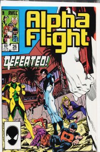 Alpha Flight #26 (1985) Alpha Flight