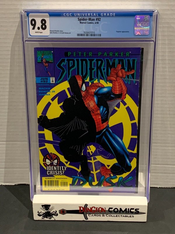 Spider-Man # 92 CGC 9.8 1998 Trapster Appearance [GC33]
