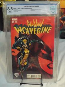 All New Wolverine #1 - Fried Pie Variant - CBCS 8.5 - 1st Laura Kinney Wolverine