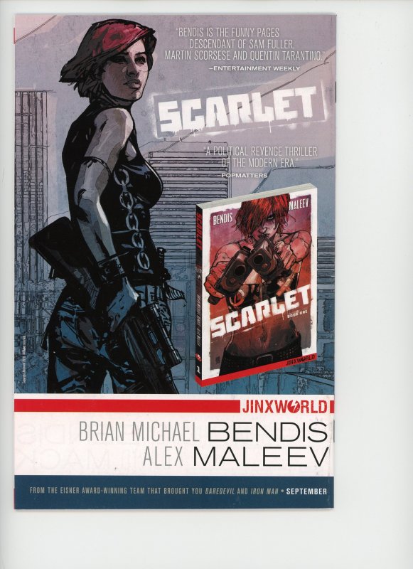 Pearl #1 2018  9.0 (our highest grade) Jinxworld!  Bendis!  Gaydos Variant!