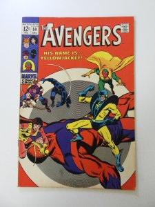 The Avengers #59 (1968) 1st appearance of Yellowjacket VF- condition