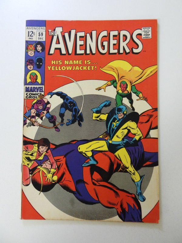 The Avengers #59 (1968) 1st appearance of Yellowjacket VF- condition