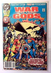 War Gods #1 1991 DC Newsstand Superman Shazam Dr. Fate Hawkman Batman Comic