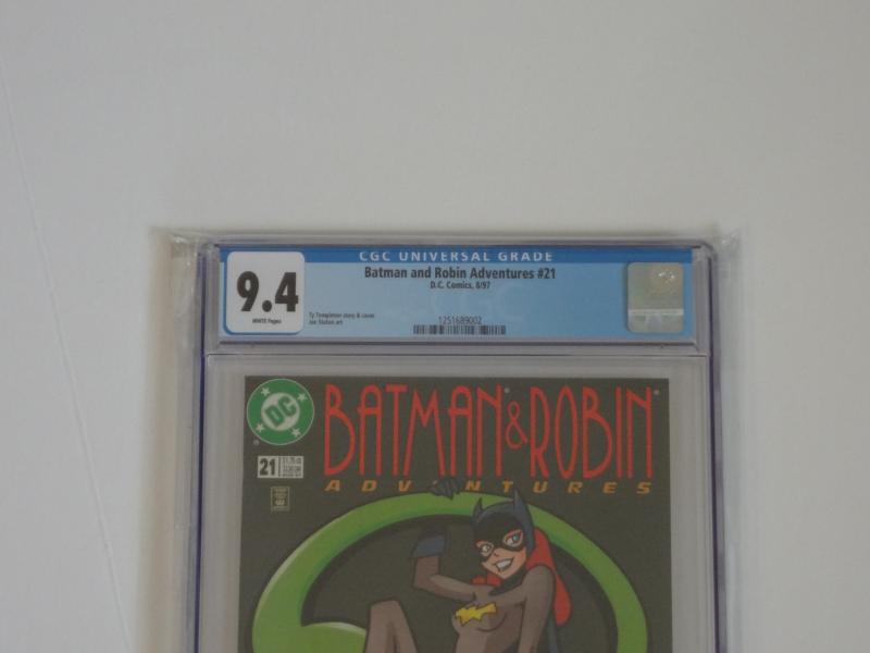 Batman and Robin Adventures #21 CGC 9.4; Batgirl cover!! Riddler appearance!!