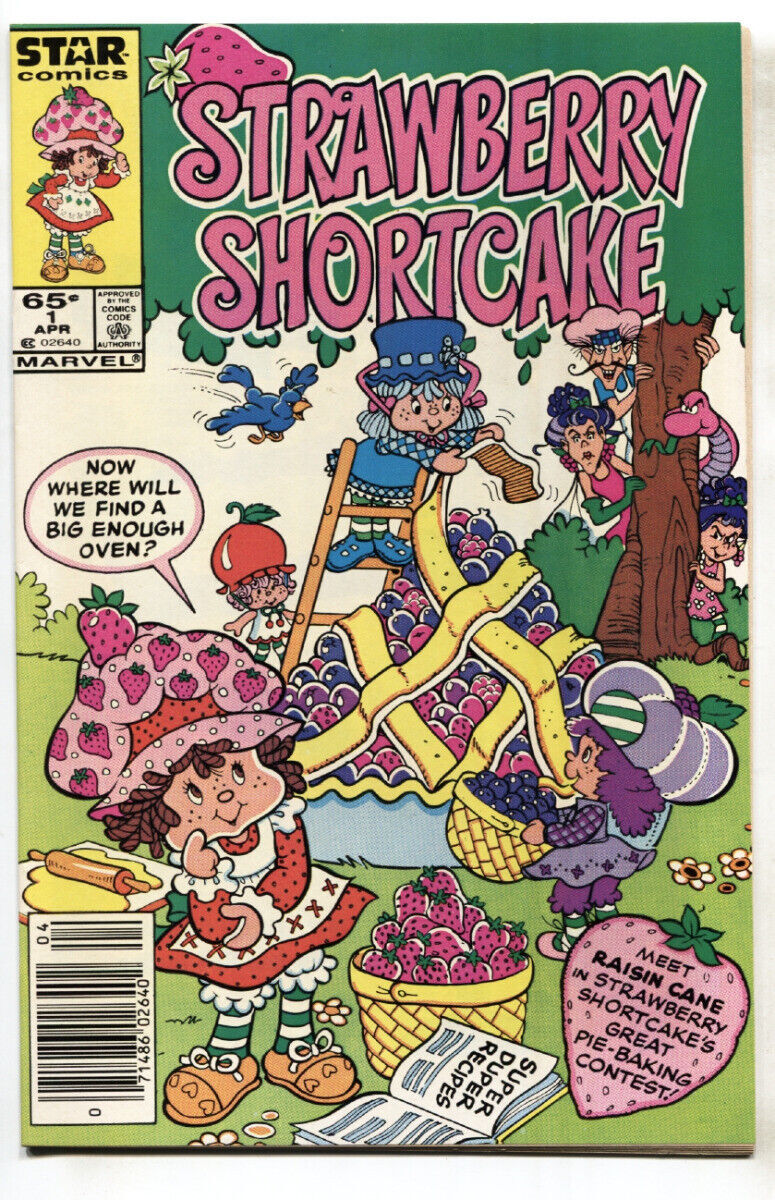 Strawberry Shortcake #1--comic book--1985--Star--NEWSSTAND--NM- | Comic ...