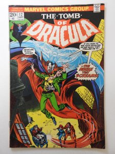 Tomb of Dracula #12 (1973) Night of The Screaming House! Solid VG Condition!