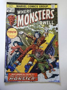 Where Monsters Dwell #32 (1974) VG+ Condition