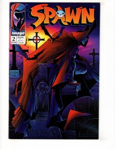 Spawn #2 (VF+) 1992 Todd McFarlane IMAGE COMICS / ID#544