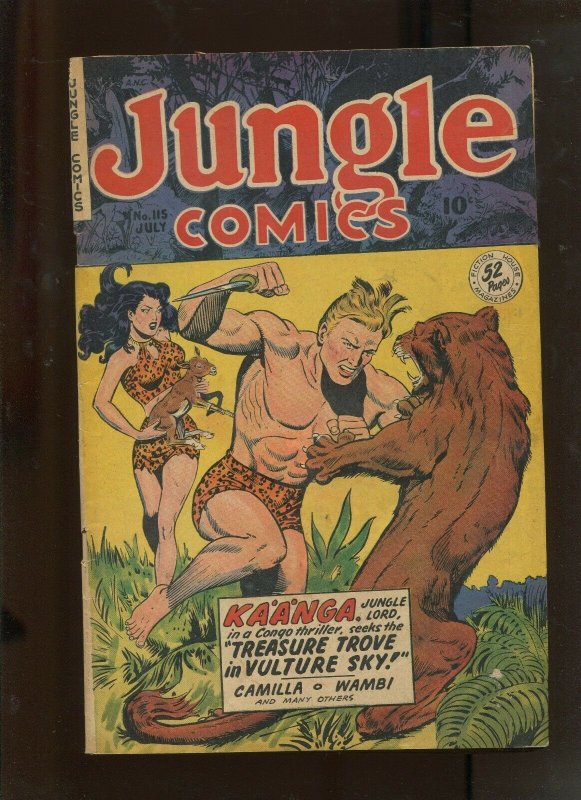 JUNGLE COMICS #115 (5.5) KA'A'NGA COVER