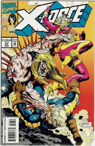 X-Force #37 (1991 v1) Cable Domino Externals NM