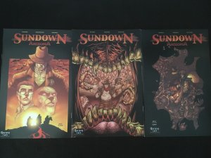 SUNDOWN #1, 2, 3 Complete Mini-Series, VFNM Condition