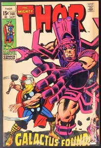 Thor #168 (1969) G/VG Origin of Galactus & 1st Appearance of Thermal Man