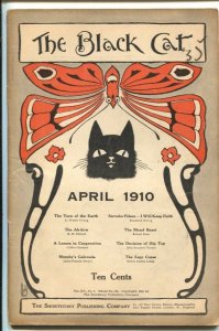 Black Cat 3/1910-Shortstory-Early issue-pulp fiction-rare-Turn Of The Earth...