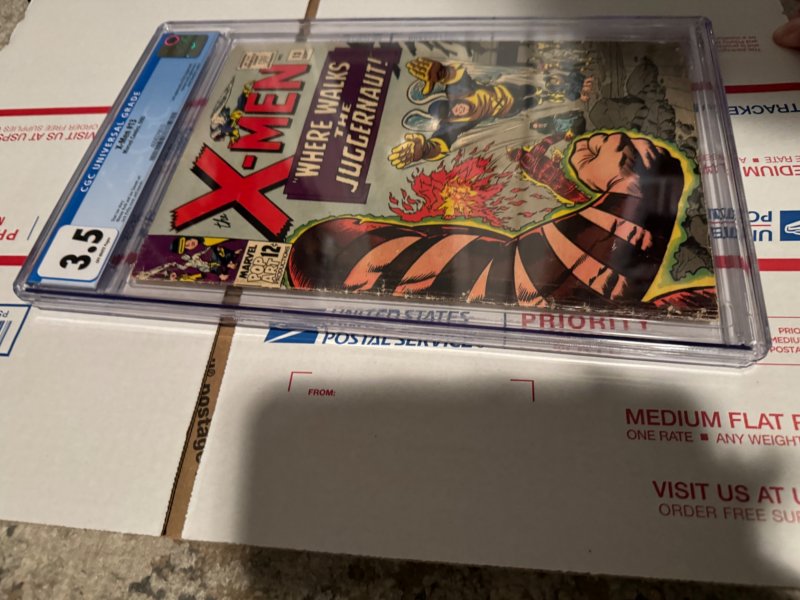 The X-Men #13 (1965) 2 nd juggernaut app cgc 3.5 not a bad copy