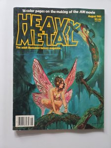 Heavy Metal Magazine August 1981 Issue Sci-Fi Fantasy Fiction