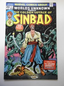 Worlds Unknown #7 (1974) VG+ Condition