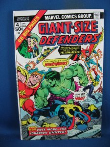 GIANT SIZE DEFENDERS 4  NM 9.4  MARVEL 1975 