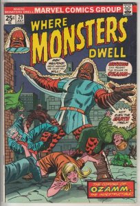 Where Monsters Dwell #29 (Jul-74) VG/FN+ Mid-Grade 