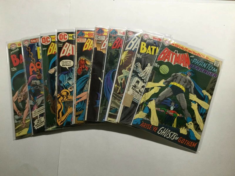 Brave And Bold 69 74-77 80 82-84 86-90 And More Lot Vg- To Vg+ 3.5-4.5 Dc Comics