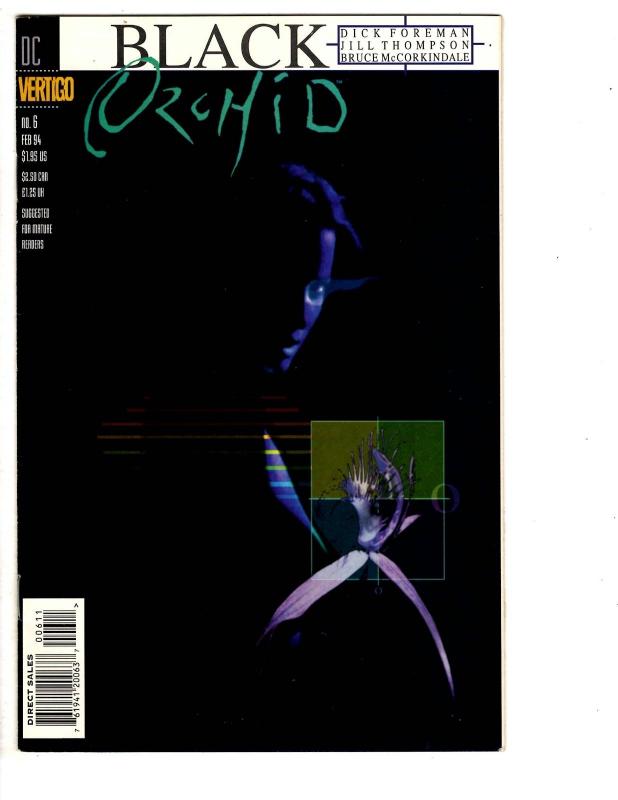 5 Black Orchid Vertigo Comic Books # 6 7 8 9 Annual # 1 Foreman Thompson DC WT2 