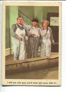 Three Stooges Trading Card #8 1959-Fleer