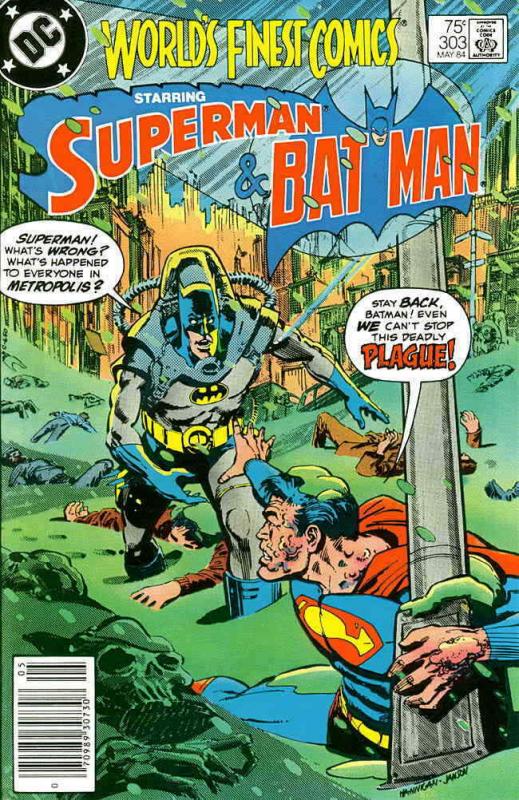 World’s Finest Comics #303 (Newsstand) FN; DC | save on shipping - details insid