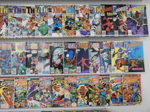 Huge Lot 190+ Comics W/ Captain America, Daredevil, Thor, FF+ Avg VG+ Condition!