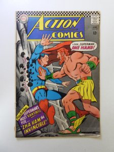 Action Comics #351 (1967) VG- condition bottom staple detached from cover