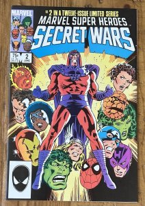 Marvel Super Heroes Secret Wars #2 Mike Zeck + Jim Shooter NM 1984