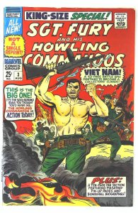 Sgt. Fury  Special #3, VF- (Actual scan)