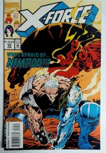 X-Force #35 • Nimrod Vs X-Force! Cable (Marvel June 1994) Tony Daniel Cover