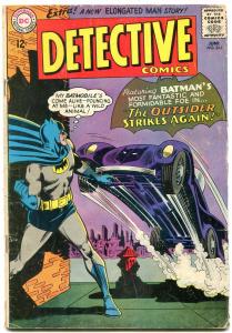 DETECTIVE COMICS #340 1965 comic book-BATMAN AND ROBIN vg