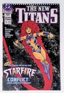 New Titans, The Annual #6 (1990, DC) 6.5 FN+