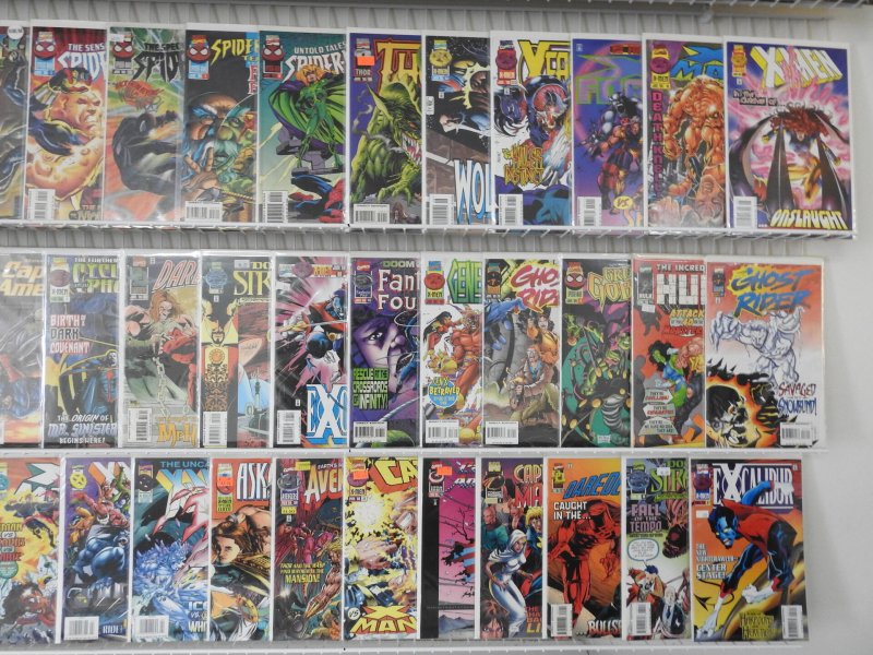 Huge Lot 160+ Comics W/ Punisher, Spider-Man, X-Men+ Avg VF+ Condition!
